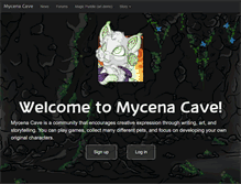 Tablet Screenshot of mycenacave.com
